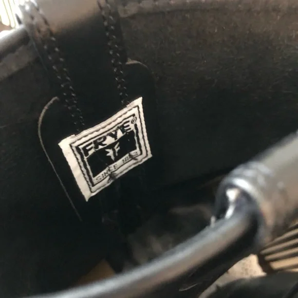 Frye Black Leather Boots - Picture 5 of 9